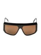 Balmain 62mm Shield Sunglasses