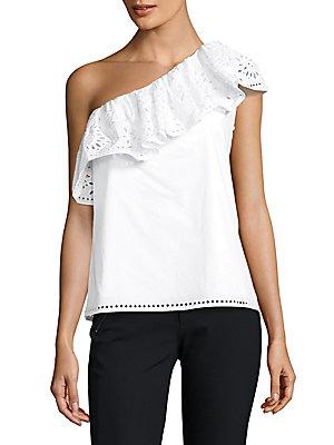 Parker Malka Lace-up Top