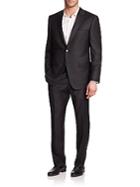 Saks Fifth Avenue Collection By Samuelsohn Solid Wool Suit