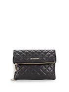 Love Moschino Quilted Chain Strap Clutch