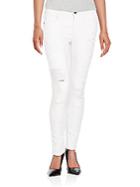 Current/elliott The Stiletto Destroyed Ankle Skinny Jeans