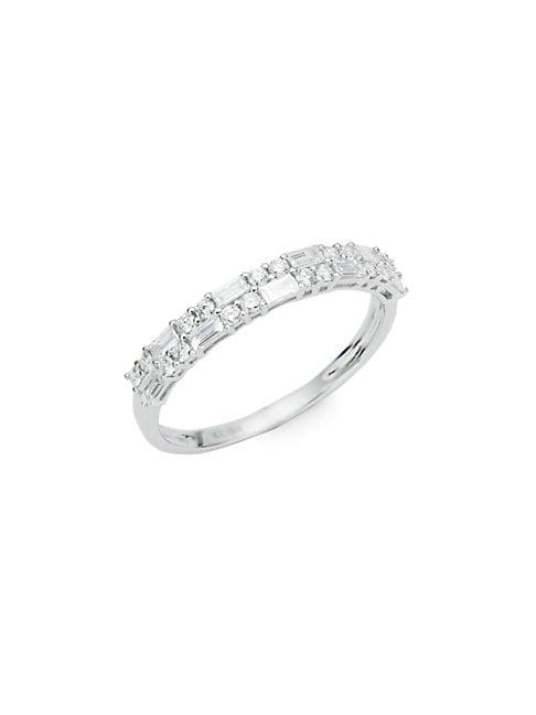 Kc Designs 14k White Gold & Diamond Mosaic Ring