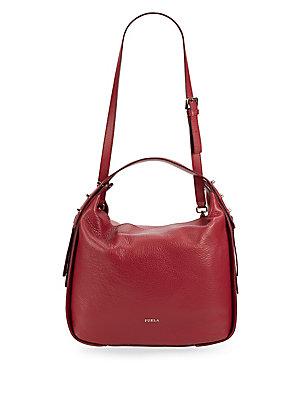 Furla Eva Leather Hobo Bag