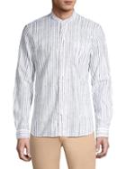 John Varvatos Star Usa Regular-fit Banded Collar Shirt