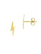 Saks Fifth Avenue 14k Yellow Gold Lightning Bolt Stud Earrings