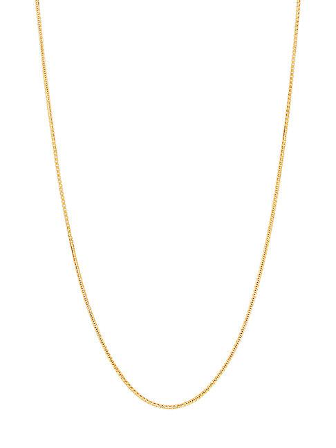 Saks Fifth Avenue Made In Italy Basic Chains 14k Yellow Gold Singapore Chain Necklace