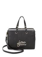 Love Moschino Logo Leather Tote