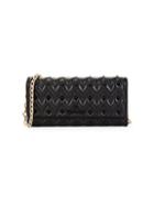 Valentino By Mario Valentino Cesare Sauvage Quilted Leather Chain Wallet