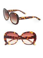 Barton Perreira 55mm Oversized Tortoise Shell Sunglasses