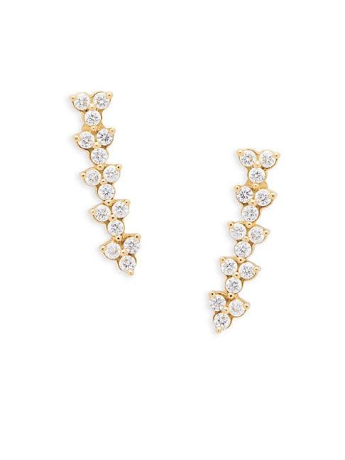 Hueb Reverie 18k Yellow Gold Diamond Drop Earrings