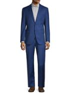 Saks Fifth Avenue Made In Italy Classic Wool & Silk Suit