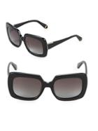 Zac Posen Mounia 55mm Square Sunglasses