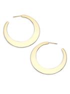 Lana Jewelry Medium Gloss 14k Yellow Gold Hoop Earrings/1.77