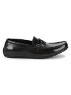 Calvin Klein Ivan Monogram Leather Penny Loafers