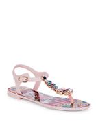 Dolce & Gabbana Crystal Thong Sandals