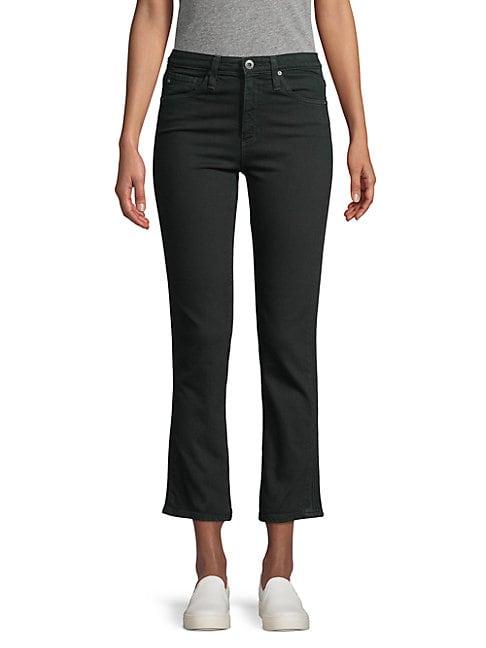 Ag Jeans High-rise Straight Cropped Jeans