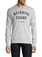 Reigning Champ Cotton Logo Pullover