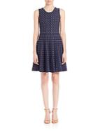 Milly Dot Fit-&-flare Dress