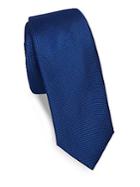 Saks Fifth Avenue Made In Italy Textured Silk Narrow Tie