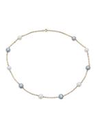 Belpearl 14k Yellow Gold & 7-8mm Cultured Pearl Tin Cup Necklace