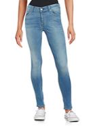 7 For All Mankind Faded Five-pocket Jeans