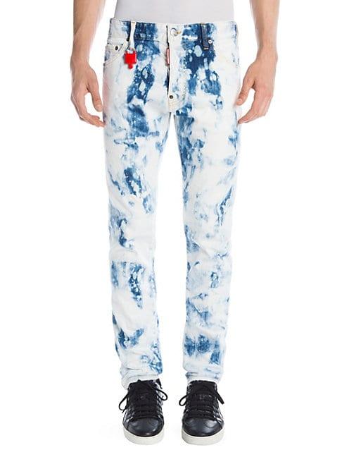 Dsquared2 Cool Guy Shredded Acid Wash Jeans