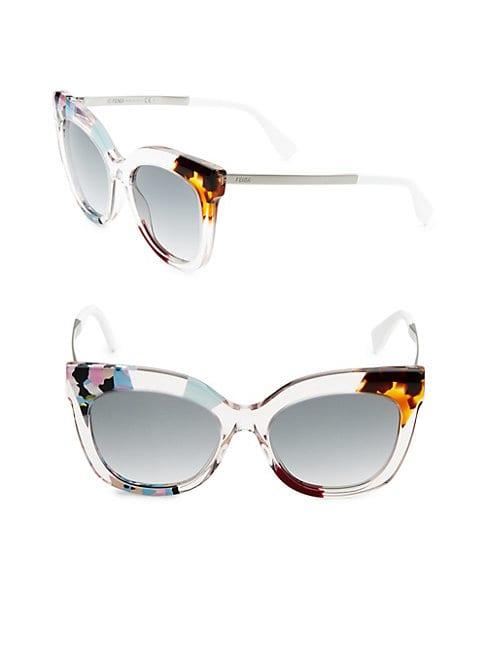 Fendi 53mm Cat Eye Sunglasses