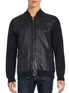 Salvatore Ferragamo Solid Long Sleeve Zipped Jacket