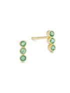 Amrapali Tarakini 18k Gold & Emerald Stud Earrings