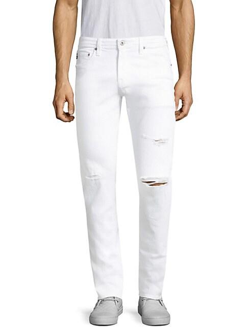 Ag Jeans Stockton Distressed Skinny-fit Jeans