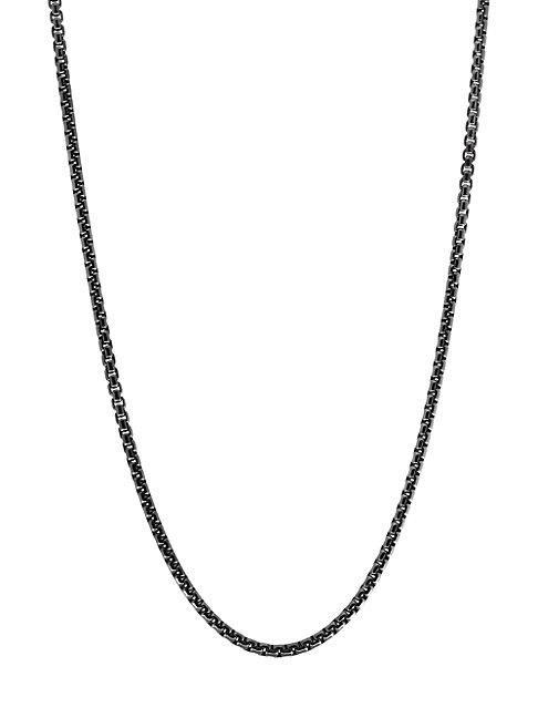 Effy Sterling Silver Box Chain Necklace
