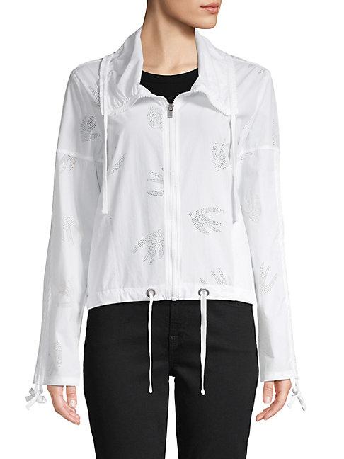 Nanette Lepore Perforated Zip Jacket