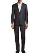 English Laundry Classic-fit Textured Wool Suit