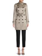 Burberry Satin Belted Trench Coat