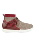 Bally Avallo Knit & Leather Sock Sneakers