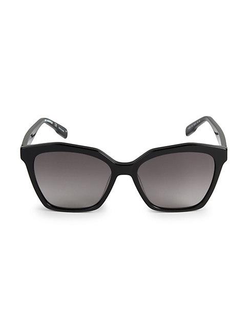 Karl Lagerfeld 55mm Butterfly Sunglasses