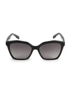 Karl Lagerfeld 55mm Butterfly Sunglasses