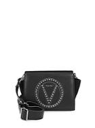 Valentino By Mario Valentino Kiki Pebbled Leather Stud Crossbody Bag