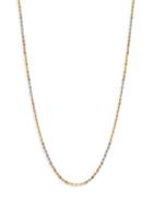 Saks Fifth Avenue Made In Italy 14k Tri-tone Gold Chain Necklace