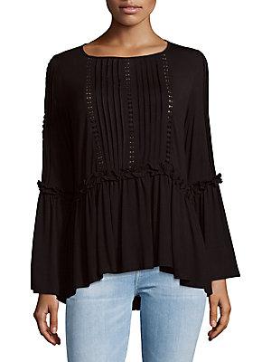 Lumie Pleated Gathered Top