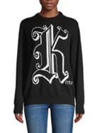 Christopher Kane Graphic Wool Sweater