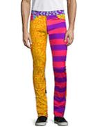 Moschino Fantasy Printed Striped Trousers