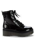 Circus By Sam Edelman Soya Patent Combat Boots