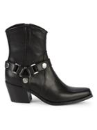 Charles David Polo Western Leather Booties