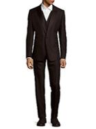 Dolce & Gabbana Straight-fit Solid Silk Suit