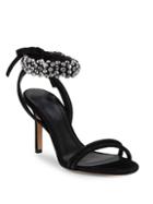 Isabel Marant Alrin Crystal Embellished Suede Sandals