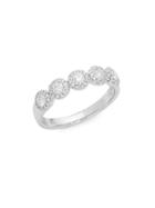 Diana M Jewels Bridal 14k White Gold & 0.57 Tcw Diamond Band Ring