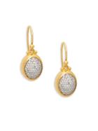 Gurhan Amulet Hue Collection 24k Yellow Gold Pav&eacute; Diamond Earrings