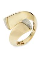 Saks Fifth Avenue 14k Yellow Gold Diamond Wraparound Ring