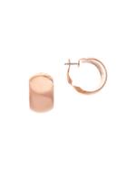 Rivka Friedman 18k Rose Goldplated Hoop Earrings